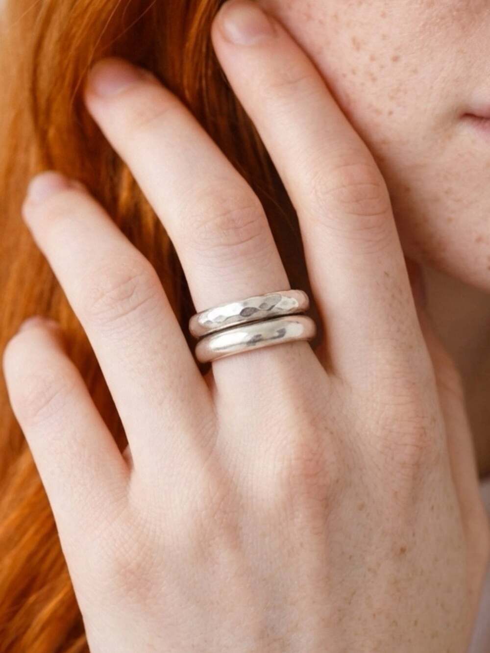 Brighton Inner Circle Double Ring Size 9 Excellent Condition.